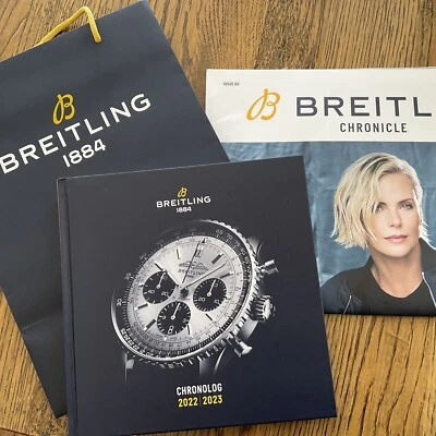 2023 2022 Breitling Chronicle Folleto Oficial Mustang Deus Corvette Shelby Foto 1 de 4