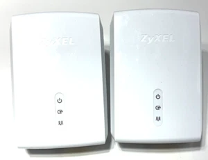 Zyxel PLA5405 HD Powerline 1200 Gigabit Ethernet Adapter lot of 2 - Picture 1 of 2