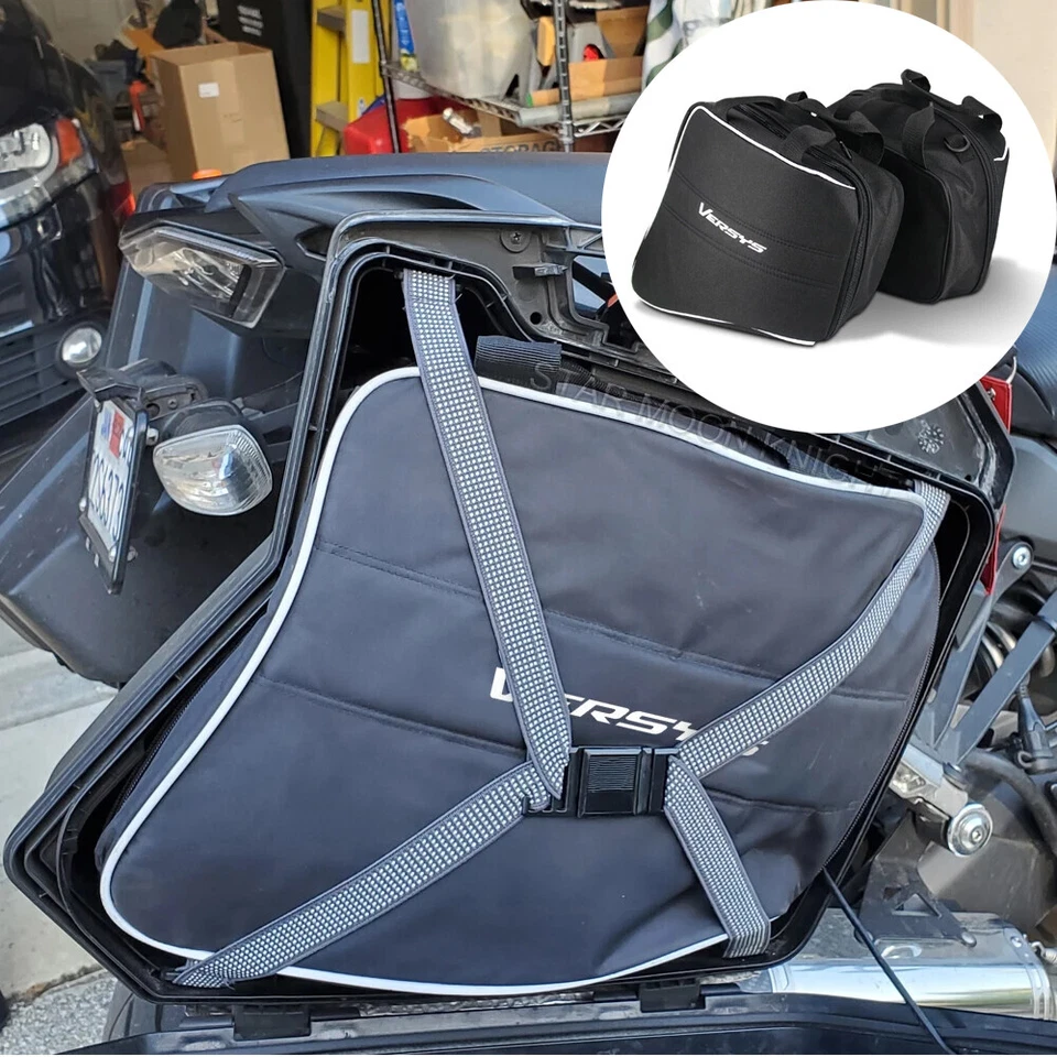 For Kawasaki Versys 650 1000 Ninja 1000 H2 Saddle Bags Waterproof Luggage Bags - Image 1 of 4