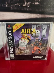 Area 51 (Sony PlayStation 1, 1996) disc & manual Tested and Works. - Picture 1 of 5