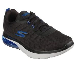 Buty sportowe Man Skechers Go Walk Air 2.0 sznurowane buty 216154 czarne/niebieskie fabrycznie nowe