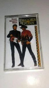 KIX BROOKS & RONNIE DUNN CASSETTE TAPE HARD WORKIN MAN JIM MESSINA - Picture 1 of 3