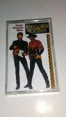 KIX BROOKS & RONNIE DUNN CASSETTE TAPE HARD WORKIN MAN JIM MESSINA - Image 1 of 3