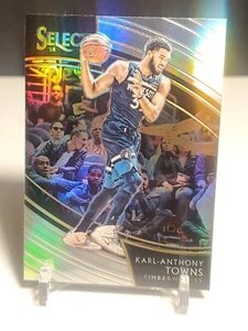 2018-19 Panini Select Karl-Anthony Towns Courtside #257 Prizm Silver Courtside - Picture 1 of 5