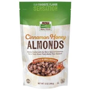 NOW Real Food® Cinnamon Honey Almonds - 12 oz (340 Grams) - Picture 1 of 1