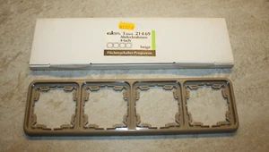 Gira Fläche altes System 4-fach Rahmen 21469 in beige - Bild 1 von 1