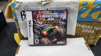 CIB MONSTER JAM PATH OF DESTRUCTION NINTENDO DS VIDEO GAME COMPLETE IN BOX - Image 1 of 4