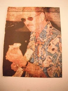 Página de fotos del libro de mesa de café James Burton guitarrista 12x9 - Imagen 1 de 2