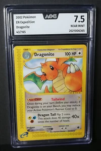 Pokémon Karte Dragonite 43/165 (Dragoran Expedition 2002) AOG 7.5 nm PSA - Bild 1 von 10