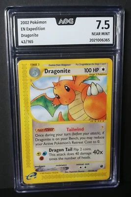 Pokémon Karte Dragonite 43/165 (Dragoran Expedition 2002) AOG 7.5 nm PSA - Bild 1 von 4