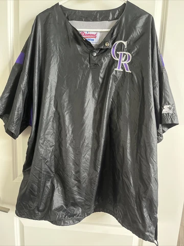 Vintage 90s Colorado Rockies Starter Diamond Collection XXL JACKET Cover