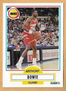 Anthony Bowie Houston Rockets #69 Fleer 1990 - Imagen 1 de 2