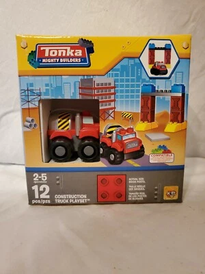 NEW! Tonka Mighty Builders Construction Truck Playset 12 piece Kids@Work Age 2-5 - Image 1 of 4
