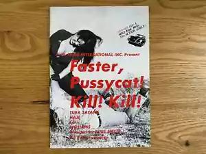"Faster Pussycat Kill! Kill!" Japanese Edition Theatrical Pamphlet, Russ Meyer - Picture 1 of 5