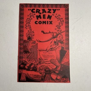 Crazy Men Comix #1 Underground/Mini Comix Michael Roden 1982 Thru Black Holes - Bild 1 von 5