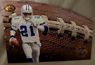 1996 Leaf Deion Sanders #1293/2500 Statistical Standout #14 - Image 1 of 2