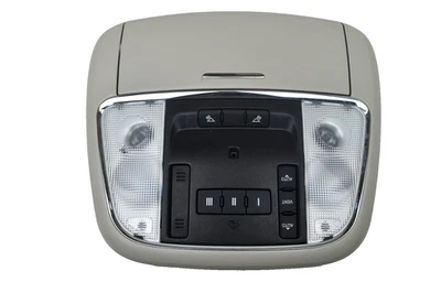 Jeep Grand Cherokee 2011-2014 consola superior domo luz lámpara Homelink OEM Foto 1 de 4
