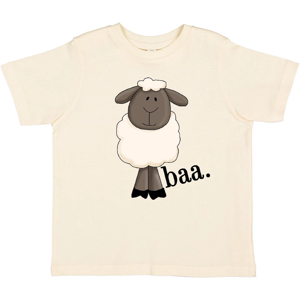 Inktastic Baa. Linda Camiseta Diseño Oveja Niño Pequeño Animal de Granja Oveja Niño Niña Niño Foto 1 de 1