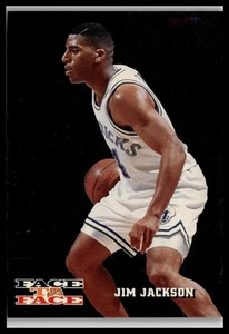 1993-94 Hoops #FTF4 Jim Jackson / Clyde Drexler Face to Face - Picture 1 of 2