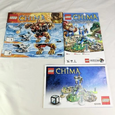 LEGO Legends of Chima Set Game INSTRUCTIONS MANUALS ONLY Lot of 2 - 70225 50006 - Image 1 of 4