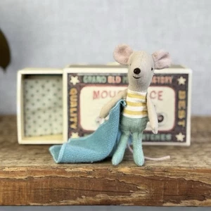 Maileg Topolino Fratellino In Scatola 2018 - Fratello Fuori Produzione - ID 16-8721-00 - Foto 1 di 14