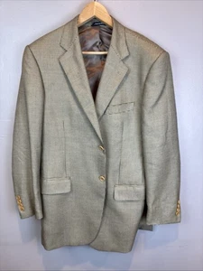 Zanieri Made In Italy Herren Blazer Hahnentritt Gr. 40R Kaschmir Seide Wollmischung - Bild 1 von 12