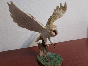 Schleiereule Figur in neuwertigem Zustand (groß) - Bild 1 von 3