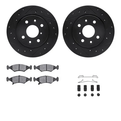 For Kia Sephia 94-00 Brake Kit eLINE Series Drilled & Slotted Front Brake Kit w - Image 1 of 4