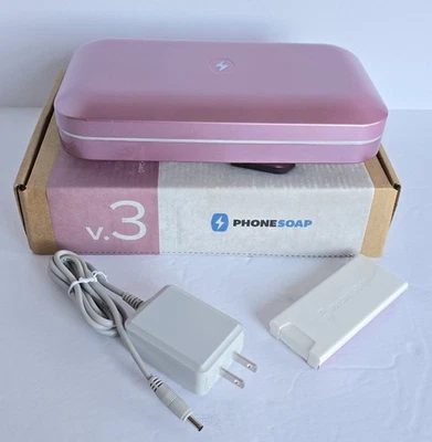 Novo PhoneSoap v.3 Modelo # 500-7 Desinfetante e Carregador Universal para Telefone - Imagem 1 de 4