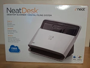 Neat Desk Pass-Through Scanner Home Office Edition + Digital Filing System RED - Picture 1 of 6