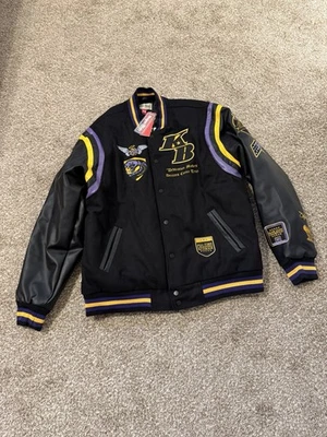 Headgear Classics LA Lakers Kobe Bryant Legends Never Die Blk Varsity Jacket 2X - Image 1 of 4