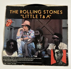 The Rolling Stones 45 Record WAITING ON A FRIEND 1981 Picture Sleeve - Bild 1 von 8