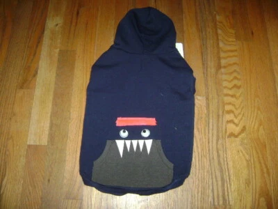 NWT TOP PAW Dog Apparel HOODED JACKET Outerwear MONSTER SWEATSHIRT HOODIE Size L - Image 1 of 4