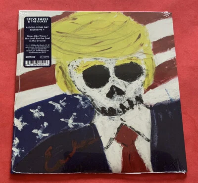 Steve Earle Times Like These / It's About Blood RSD 20 7” vinyl. New/Mint/Sealed - Image 1 of 3