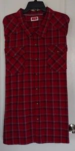 Neu mit Etikett Wrangler kariertes Flanellhemd für Herren Größe 5XL Perlen Druckknöpfe Taschen Logo - Bild 1 von 16