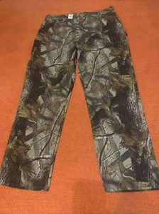 Mens Carhartt Realtree Hardwood Camo Carpenter Dungaree Pants size 42/34 - Picture 1 of 4