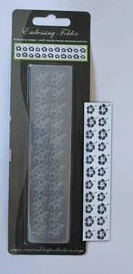  Prägeschablone / Embossing Folder  - Primeln (Randschablone)  (CCC-4034) - Bild 1 von 2