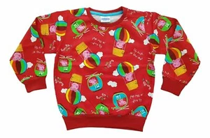 Peppa Pig George Boys Red Sweatshirt Sweater Top Age 2 3 4 5 6 Years RRP £11 - Picture 1 of 2