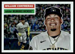 2023 Topps Archives Rainbow Foil William Contreras 037/199 Milwaukee Brewers #76 - Picture 1 of 2