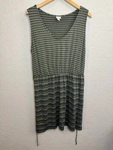 Merona Kleid grün gestreift ärmellos Junior Größe XXL - Bild 1 von 6