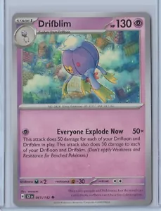 Pokémon 2024 STELLAR CROWN DRIFBLIM 061/142 MINT Never Played - Picture 1 of 1
