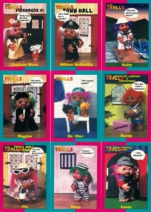 NORFIN TROLLS 1 1993 COLLECT-A-CARD COMPLETE BASE CARD SET OF 50 CH