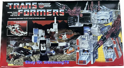 New TF G1 Reissue Metroplex Action Figure Box Set 80's Toy - Image 1 of 4