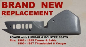Ford Thunderbird 1990 1991 1992 1993 1994 1995 1996 1997 moldura asiento - nuevo LH - Imagen 1 de 1