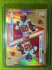 JARVIS LANDRY JERSEY #80 BROWNS # /10 PRIZM Baker Mayfield 's WR 2019 Elite Deck