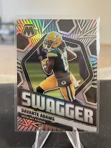 Davante Adams- 2021 Panini Mosaic- Swagger Silver Prizm - Photo 1/2
