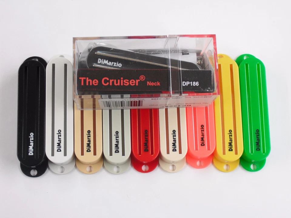 Recogida de bobina única DiMarzio Cruiser Neck con rieles niquelados DP 186 Foto 1 de 1