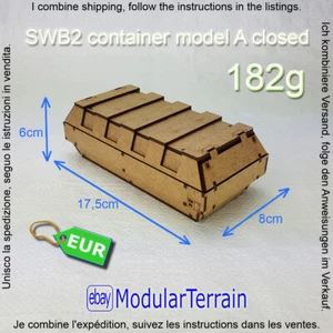 1x SWB2 Container Model A Closed Version Star Wars Legion Infinity War Hammer - Imagen 1 de 8