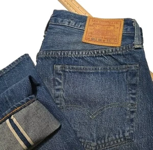 Levi's LVC 1954 501ZXX Jeans Mens W33 L34 Selvedge Denim Japan Kaihara Vintage - Picture 1 of 18