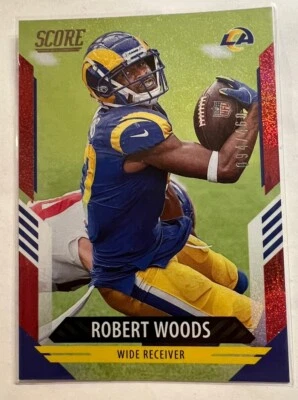2021 Score Robert Woods Red Dots #d 94/460 - Image 1 of 2